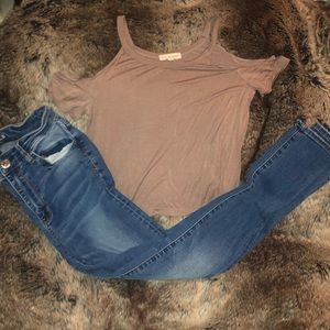 L.A. Hearts Off the Shoulder Tee